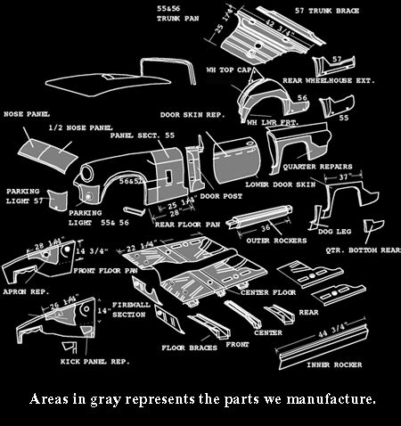 1962 ford thunderbird sheet metal|1932 79 Ford sheet metal.